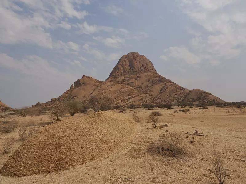 Spitzkoppe mountain in Namibia